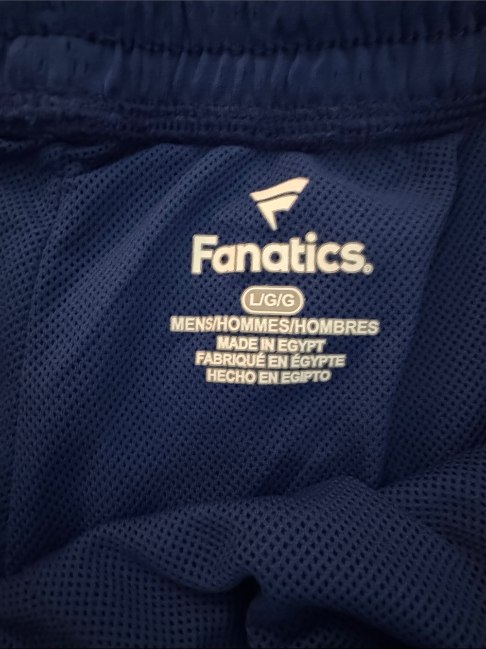 Fanatics- Men’s New York Knicks Royal Blue and Orange Basketball Shorts - Picture 2 of 3